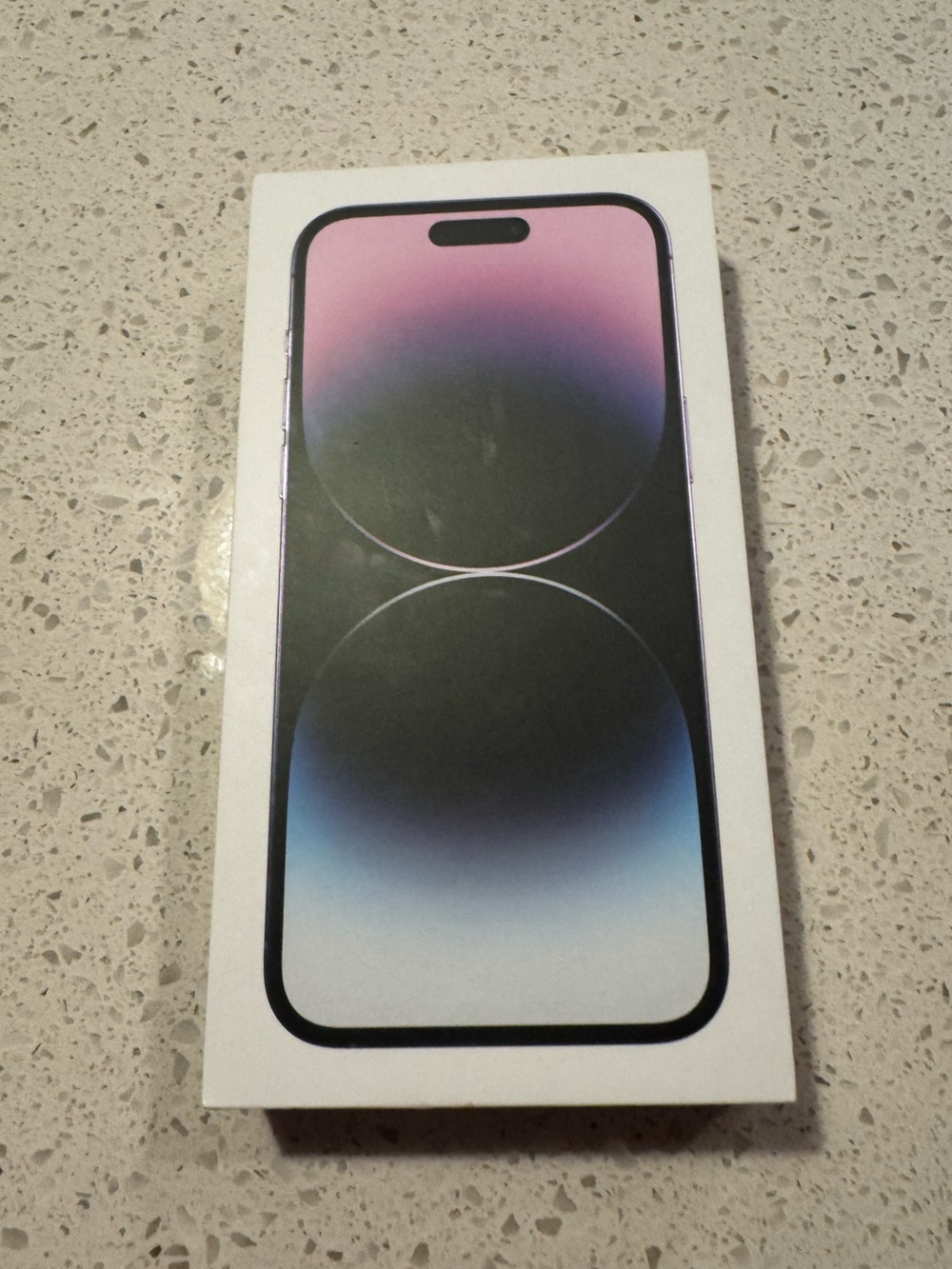 iPhone 14 Pro Max Box Only 256GB Deep Purple A2651 Empty Packaging
